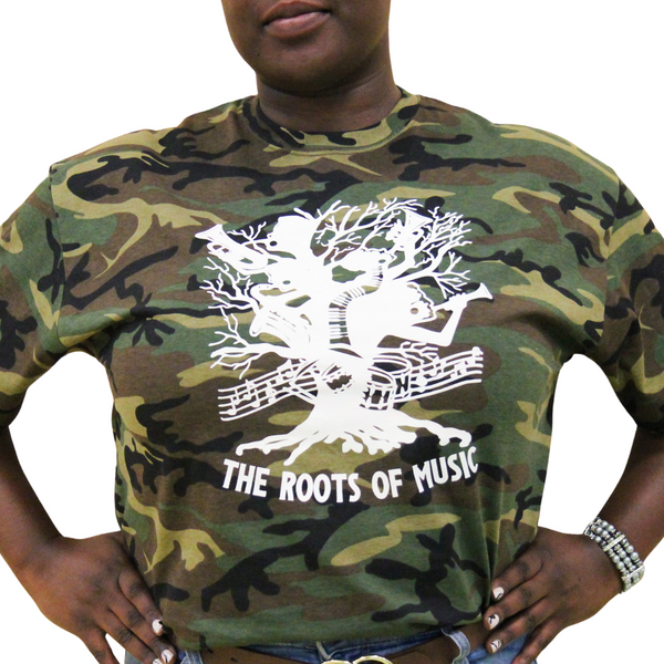 Camo Roots Tree T-Shirt